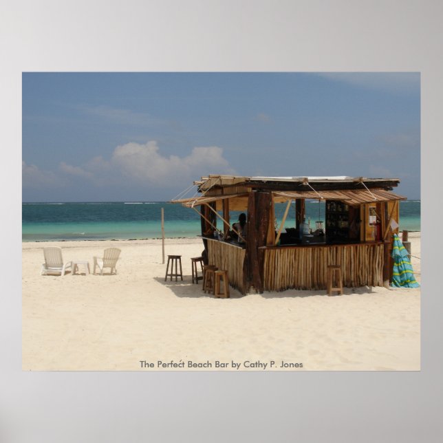 Pôster O Bar de praia perfeito (Frente)