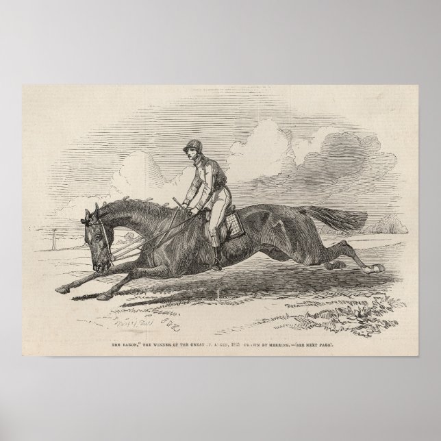 Pôster O Barão, o vencedor da Rua Excelente. (Frente)