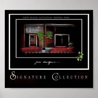 Pôster O Barbeiro no Banco