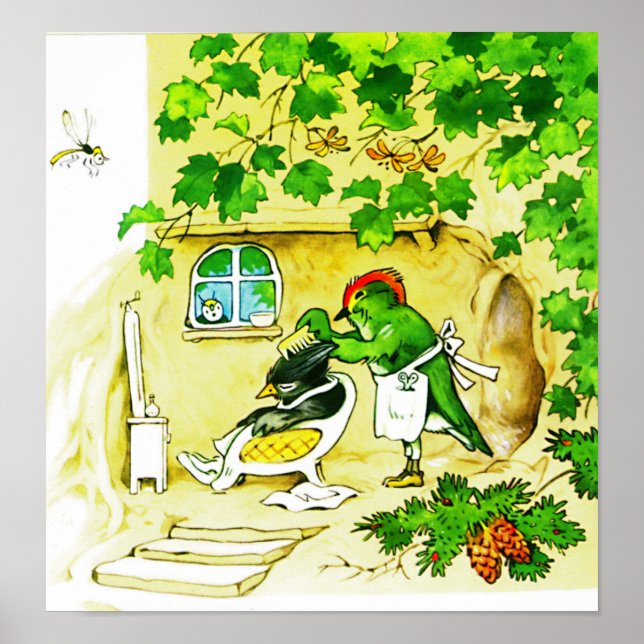 Pôster O Barbeiro Pássaro (Frente)