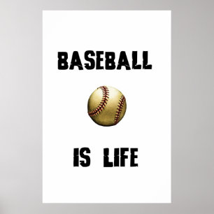 Pôster O basebol é vida