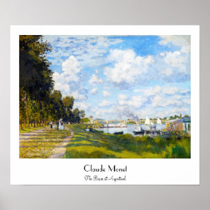 Pôster O Basin no Argenteuil Claude Monet