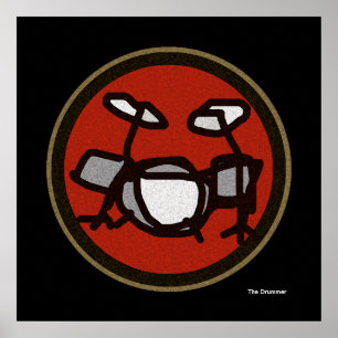 Pôster o baterista