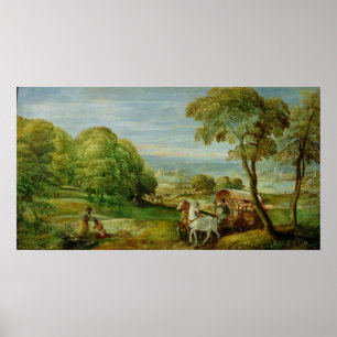 Poster O batismo do Eunuch etíope