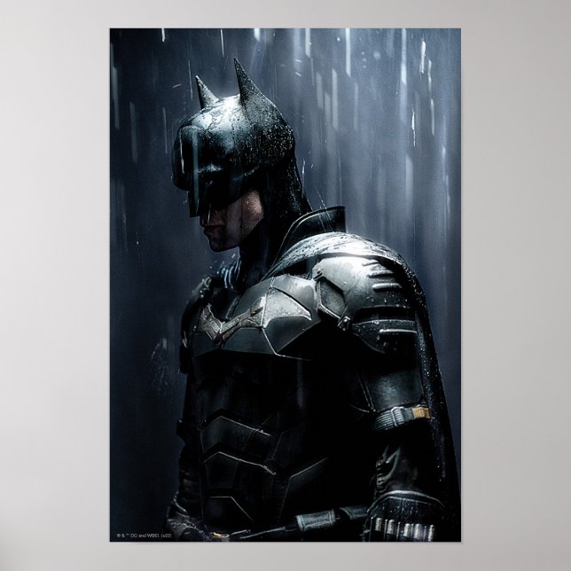 Poster O Batman na Chuva (Frente)
