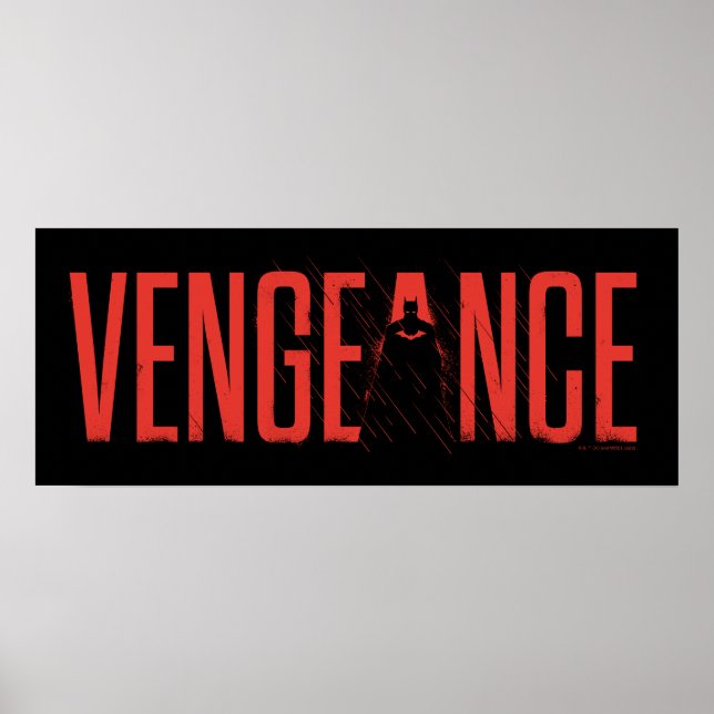 Poster O Batman Vengeance Silhouette (Frente)