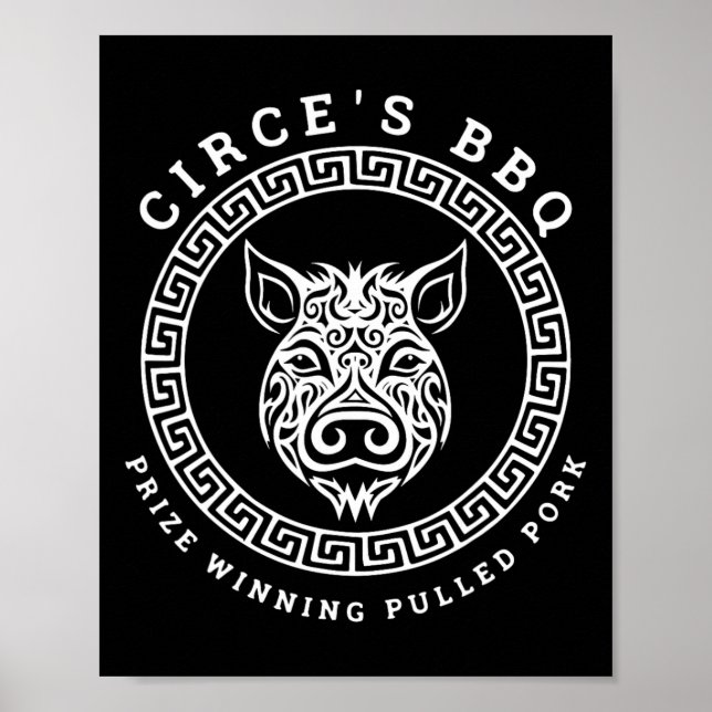 Poster O Bbq de Circe, Mitologia Grega Divertida  (Frente)