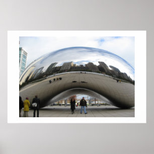 Poster O Bean no Millennium Park Chicago