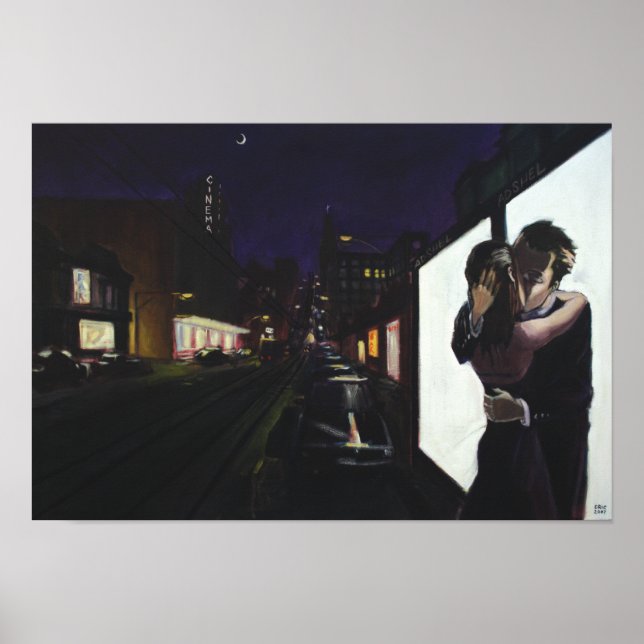 Pôster "O Beijo" (Frente)