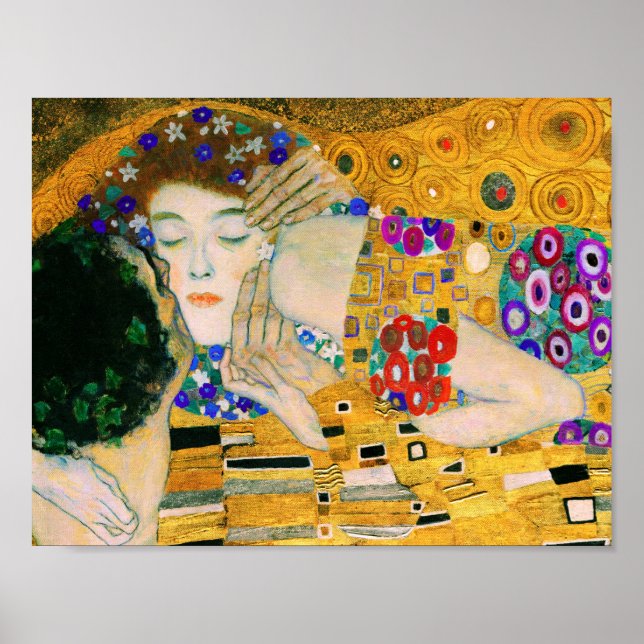 Poster O Beijo de Gustav Klimt (Frente)
