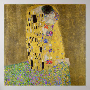 Poster O Beijo de Gustav Klimt 