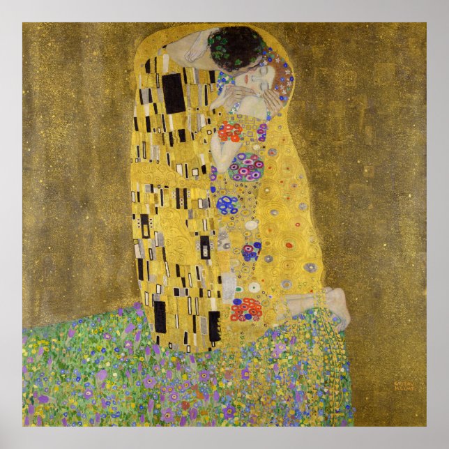Poster O Beijo de Gustav Klimt  (Frente)
