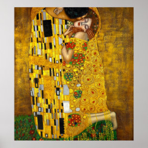 Pôster O Beijo De Gustav Klimt