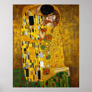 Pôster O Beijo De Gustav Klimt