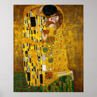Pôster O Beijo De Gustav Klimt