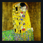 Poster O Beijo de Gustav Klimt,pintor simbólico,arte<br><div class="desc">Gustav Klimt (14 de julho de 1862 - 6 de fevereiro de 1918) foi um pintor simbólico austríaco e um dos membros mais proeminentes do movimento Secessão de Viena. Klimt é notado por suas pinturas, murais, esboços, e outros objetos de arte. O principal tema do Klimt era o corpo feminino[1]...</div>