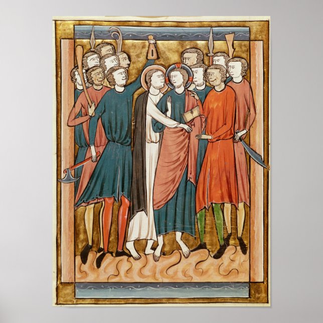 Pôster O Beijo de Judas, "Psautier a l'Usage de Paris" (Frente)