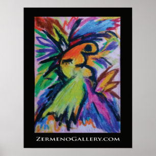 Pôster "O beijo" de ZermenoGallery.com
