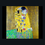 Poster O Beijo, Gustav Klimt<br><div class="desc">Gustav Klimt (14 de julho de 1862 - 6 de fevereiro de 1918) foi um pintor simbólico austríaco e um dos membros mais proeminentes do movimento Secessão de Viena. Klimt é notado por suas pinturas, murais, esboços, e outros objetos de arte. Além de suas obras figurativas, que incluem alegorias e...</div>