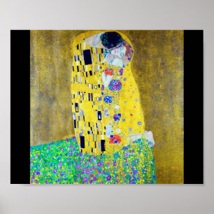 Poster O Beijo, Gustav Klimt
