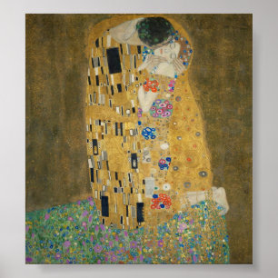 Pôster O Beijo - Gustav Klimt