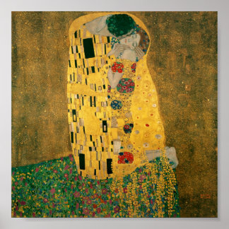 Pôster O Beijo - Gustav Klimt