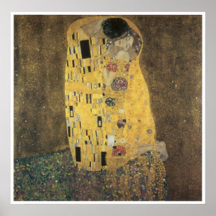Pôster O beijo, Gustavo 1907-08 Klimt