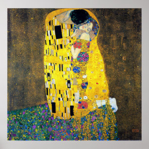 Pôster O beijo, Gustavo Klimt