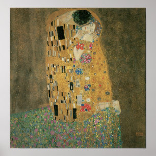 Pôster O beijo, Gustavo Klimt