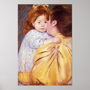 Poster O beijo materno por Mary Stevenson Cassatt