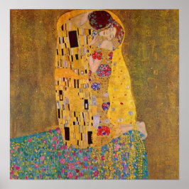 Pôster O Beijo por Klimt