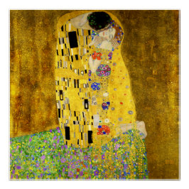 Pôster O Beijo por Klimt