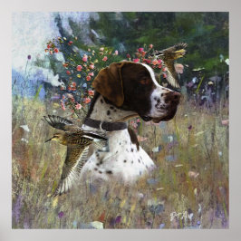 Poster O belo ponteiro no campo