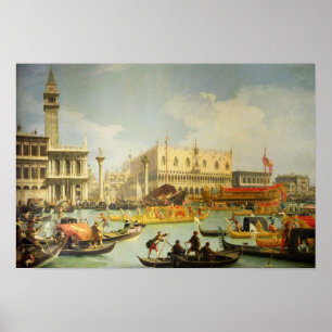 Pôster O Betrothal do Doge Venetian ao Adriático