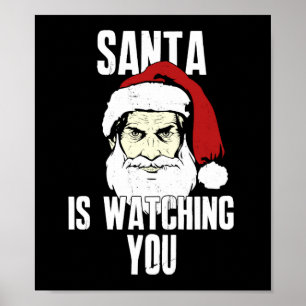 Poster O big brother Papai Noel está olhando-o