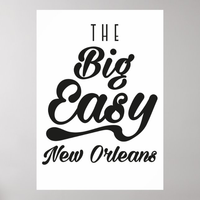 Poster O Big Easy New Orleans (Frente)