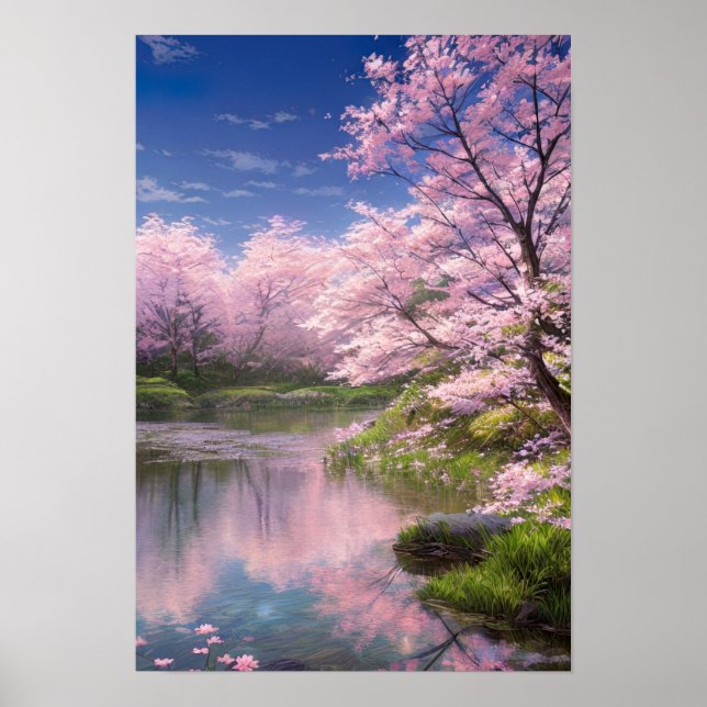 Poster O Blossom Embrace do Serene River (Frente)
