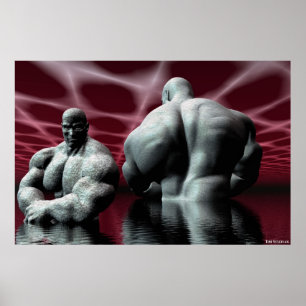 Pôster o bodybuilder
