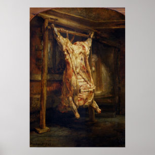 Poster O boi Slaughtered, 1655
