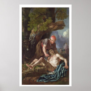Pôster O bom samaritano, c.1751-52 (óleo em canvas)