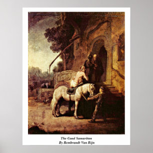 Poster O Bom Samaritano De Rembrandt Van Rijn