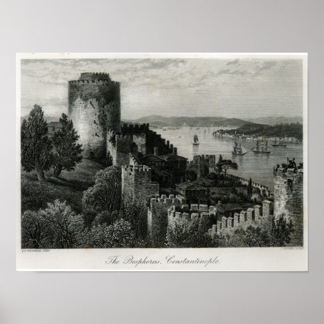 Pôster O Bósforo, Constantinopla (Frente)