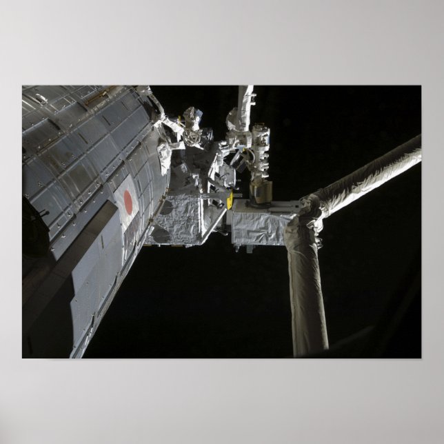 Poster O braço robótico do experimento japonês Modu (Frente)