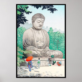 Poster O Buda Excelente em Kamakura FUJISHIMA TAKEJI