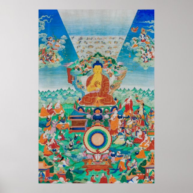 Poster O Buda Shakyamuni no Monte Meru (Frente)