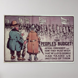 Poster O Budget', 1909 do pessoa