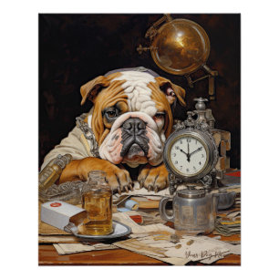 Pôster O Bulldog 001 - Odessa Leyendecker