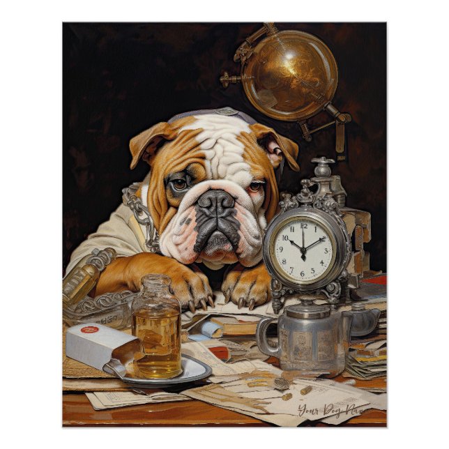 Pôster O Bulldog 001 - Odessa Leyendecker (Frente)