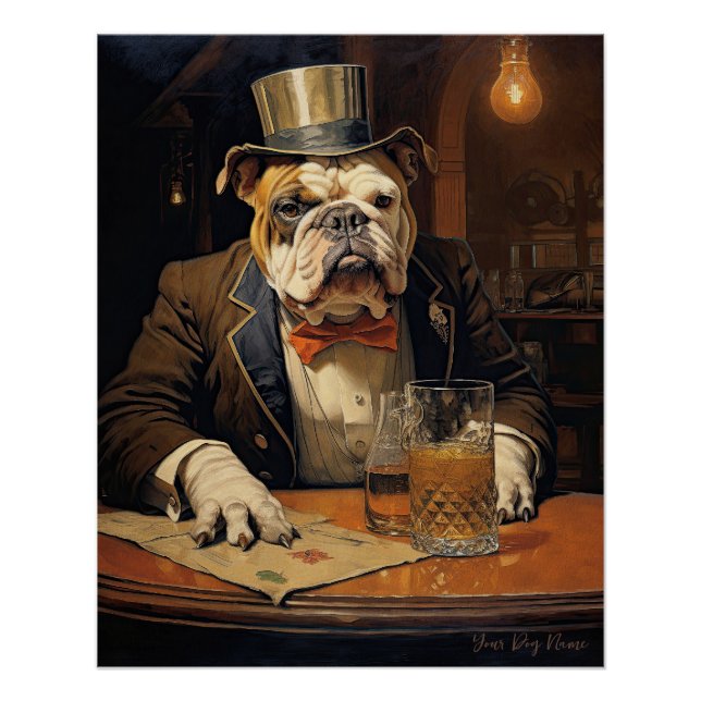 Pôster O Bulldog 002 - Odessa Leyendecker (Frente)