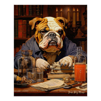 Pôster O Bulldog 003 - Odessa Leyendecker